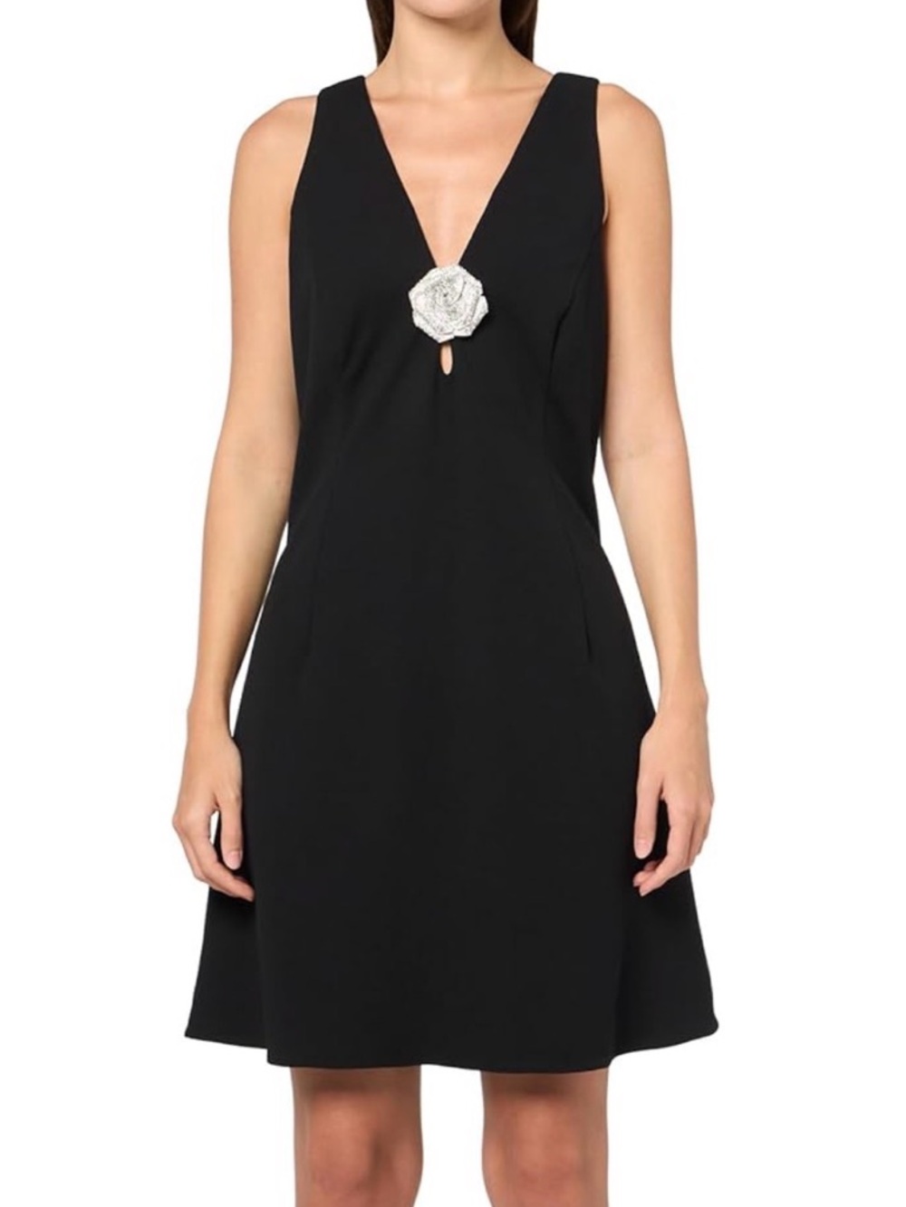 Adrianna Papell Women's Knit Crepe Mini Dress